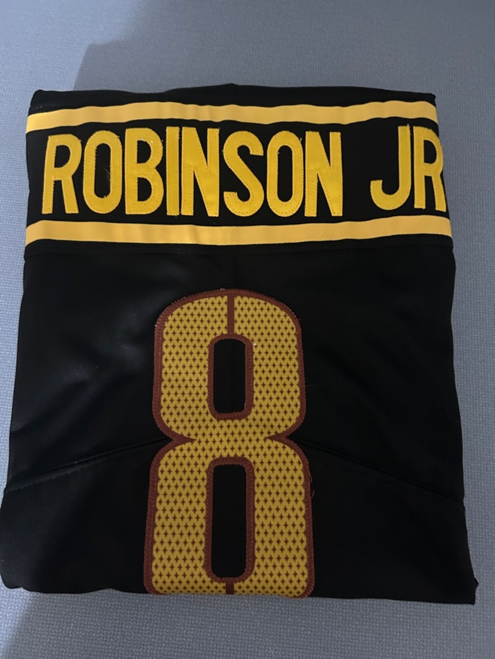 NFL Black and Gray Nike Team Jersey Label